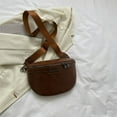 thumbnail image 1 of Sac de Poitrine Rétro Polyvalent en PU Sac Banane Portable pour Voyage École Magasinage, 1 of 10