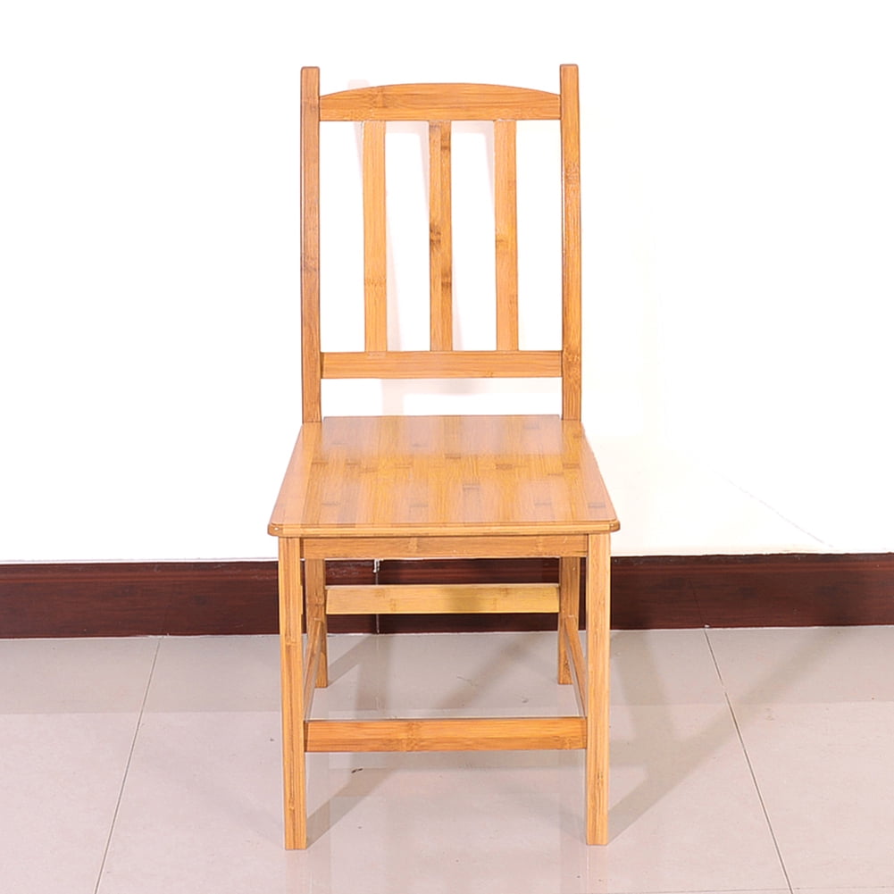Kadyn 4pcs Bamboo Dining Chairs, kitchen chairs with Backrest, Dining Side Chairs for Living Room, Wood Color Kadyn 4pcs Bamboo Dining Chairs, kitchen chairs with Backrest, Dining Side Chairs for Living Room, Wood Color
