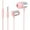 Pink, variant on LBECLEY Hyper X Wireless Headset Earphones in Ear Headphones with Microphone 3.5Mm Wired Earbuds for Ios and Android Smartphones Laptops Mp3 Gaming Walkman Happy Plugs Air 1 Buds Black One Size