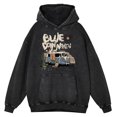 thumbnail image 3 of Sudadera con capucha estilo hip hop para hombre, ropa retro desgastada, con lavado desgastado, 100 % algodón, de gran tamaño y gruesa., 3 of 5