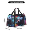 thumbnail image 3 of Picia Lively Cute Turtle Print Travel Duffle Bag,Weekender Bags for Women with Shoe Compartment, Gym Duffel Bag with Wet Pocket, Hospital Bags for Labor and Delivery, 3 of 7