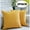 Yellow, variant on Throw Pillow Cover Yellow Decorative Couch Pillow Case Home Rustic Linen Square Pillow Covers for Home Sofa Decoration 18" *18" 2 Pack Yellow