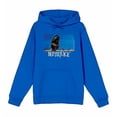 thumbnail image 4 of Beetlejuice Sandworm Adult Blue Long Sleeve Hoodie-Medium, 4 of 7