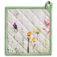 thumbnail image 1 of Botanical Fresh 100% Cotton Pot Holders with Loop Heat Resistant for BBQ | Cooking | Baking | Grilling | Microwave | Barbecue | Spring/Summer (8 Inch by 8 Inch), 1 of 8