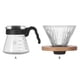 thumbnail image 2 of Cateissary Hervidor de café expreso hecho a mano, resistente al calor, filtro de gran capacidad, cafetera Moka, tetera de vidrio para café y té Mostrada Olla de 600ML, 2 of 6