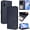 Blue, variant on Flip Case for Samsung Galaxy Note 10 RFID Blocking Magnetic Clasp Wallet Case with 3 Card Slots and Kickstand Function