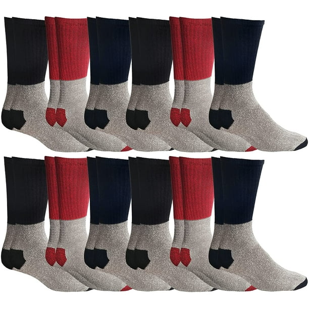 SOCKS'NBULK Thermal Boot Crew And Tube Socks, Unisex Bulk Cold