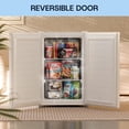 thumbnail image 4 of Upstreman 3.0 Cu.ft Upright Freezer, Single Door Compact Mini Freezer Stand Up Freezer with Reversible Door, UP30 White, 4 of 10