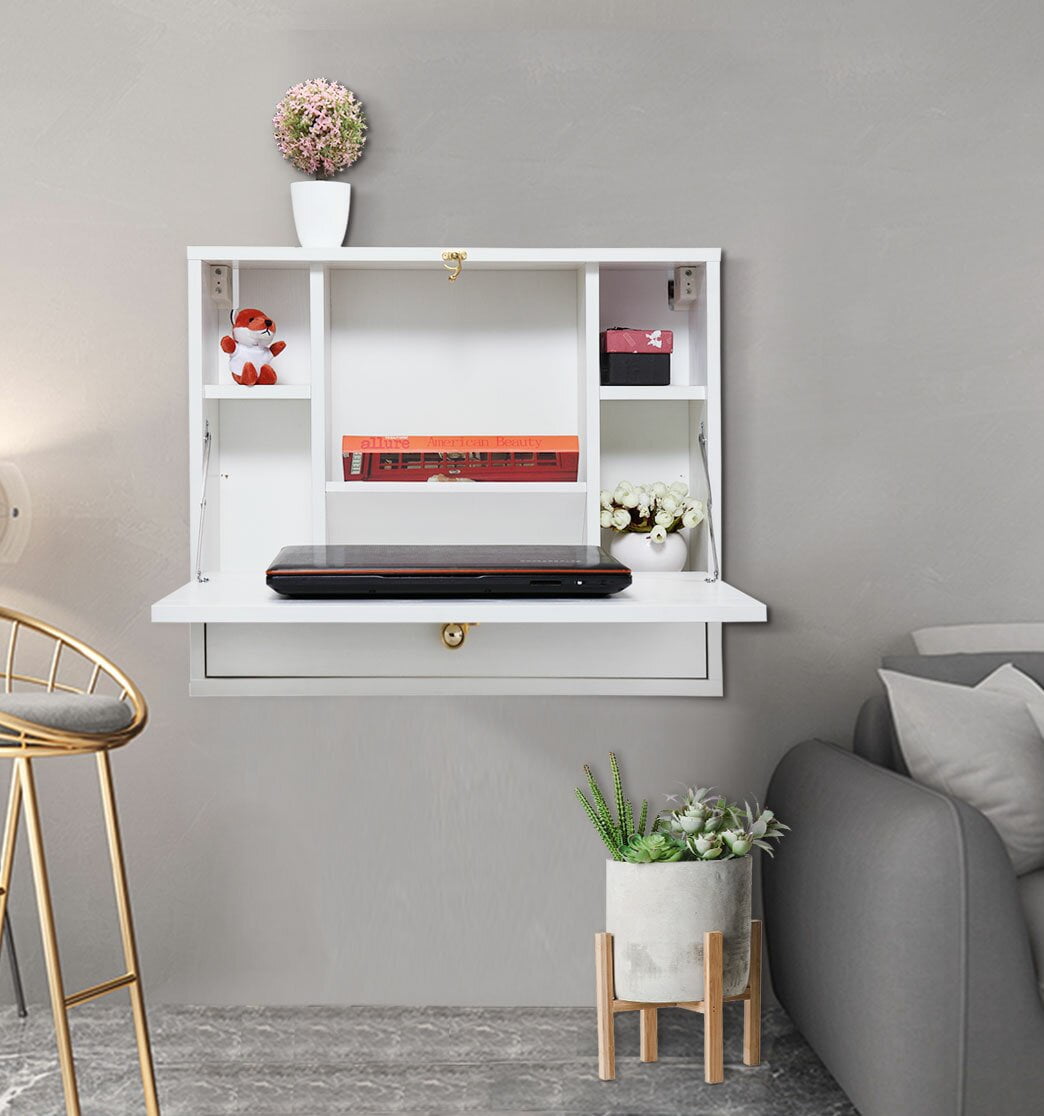 Sander Floating Desk 22.6 lb. Number of Drawers 1 Walmart