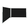 thumbnail image 2 of Yescom 240"x71" Retractable Patio Screen Outdoor Partition Side Awning Privacy Wind Sun Shade Divider,2 pack of 120x71", 2 of 12