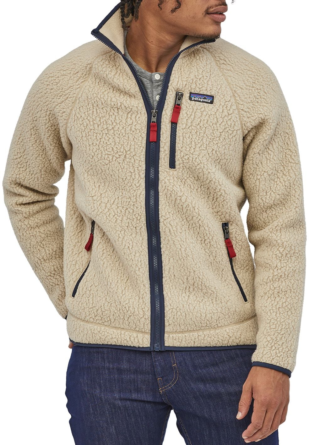 patagonia retro pile fleece pullover black