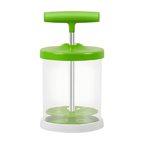 Manual Professional Whipping Cream Dispenser - Handheld Diy Whipped Cream Dispenser - Perfect Cream Whipper Maker For Gift,Lid,15-Ounce Capacity Green
