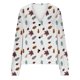 thumbnail image 4 of Puntoco Chaqueta De Punto Informal Con Estampado De Hojas Para Mujer, Chaqueta Con Botones, Abrigo De Felpa, Para Otoño E Invierno, 4 of 4