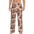 thumbnail image 2 of Goofa Snake Printed Soft Pajama Pants for Men, Wide Leg Comfy Casual Lounge Yoga Pants-Large, 2 of 9