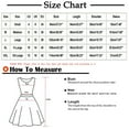 thumbnail image 3 of USSUMA Dress for Women Wedding Guest, Women's Tunic Dress Cute Daisy Printed Crew Neck Short Sleeve Casual Swing Dress Summer T Shirt Sundresses, 3 of 8