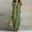 Army Green, variant on Morttic Women's Minimalist Solid Color Ruffle V-Neck Casual Beach Maxi Dress with Pockets, Loose Fit Summer Outfit White,S