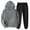 *3-Dark Gray, variant on VBVC Women's 2 Piece Drawstring Sweatsuit Set,Ladies Y2K Hoodies and Jogger with Kangaroo Pocket,Workout Matching Outfit For Women,Blue,Size L