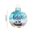 thumbnail image 3 of Coollooc 2D Beach Christmas Ornament, 3Pcs Blue Sea Theme Holiday Ball for Christmas Tree, Beach House Decor & Tropical Party, Nature Decorations for Holiday Decors & Seasonal(N,2D), 3 of 7