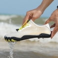 thumbnail image 4 of Mens Water Shoes Quick-Dry Breathable White Aqua Socks for Beach Swim Kayak Lightweight Non-Slip Summer Pool Mens,Size 9.5, 4 of 9