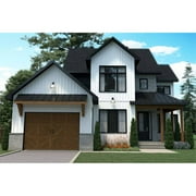 The House Designers: THD-7893 Builder-Ready Blueprints to Build a Small Two-Story Farmhouse Plan with Basement Foundation (5 Printed Sets)