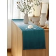 thumbnail image 5 of Table Runner 36 Inches Long for Kitchen Dining, Blue Ombre Dresser Scarf Farmhouse, Dining Table Decorations for Wedding/Parties, Contemporary Gradient Abstract Art 13 x 36 In, 5 of 8