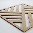 thumbnail image 5 of Ekena Millwork 15 3/8"W x 15 3/8"H x 1/4"T Medium Allen Decorative Fretwork Wood Wall Panels, Hickory, 5 of 18