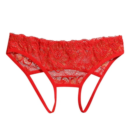 

TAIAOJING Women s Cotton Briefs Panties - 6 Pack Lace Briefs Panties Thongs Lingerie UnderwearLadies Briefs