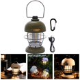 thumbnail image 2 of Lampe Lanterne de Camping Style Rétro Intérieur Extérieur Vintage Suspendue pour Randonnée Vert, 2 of 7