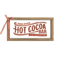thumbnail image 7 of 11.8×6 Inch Hot Cocoa Bar Sign, Wooden Christmas Kitchen Decor, Holiday Decorative Signage Plaque Indoor Table Shelf Wall Art Mantel Coffee Chocolate Station Rustic Farmhouse Home Decorations, 7 of 7