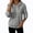 Gray, variant on Jacquard Hooded Sweatshirt for Women Lightweight Long Sleeve Solid Color Fall Pullover Loose Casual Banded Bottom Layering Tops S
