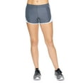 thumbnail image 2 of Expert Brand Women's Athletic Performance Sonic Shorts, Graphite/White, Small, 2 of 5