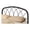 Black, variant on Anderson Queen / Full Arched Headboard Black