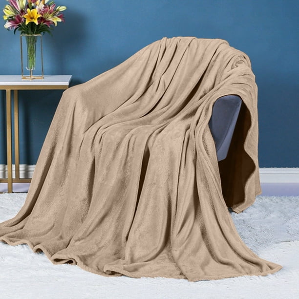 Manta de Lana de Aislamiento Suave Y Cálido de la Manta de Lanzamiento Suave, Ropa de Cama Del Sofá de la Manta de Lanzamiento 50x70cm
