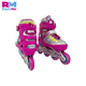 thumbnail image 5 of Patines en Línea Ajustables RM REGALOMEX para Niños Talla 19.5-23.5 Plateado Mediano, 5 of 6