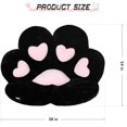 thumbnail image 2 of Almohada DE felpa NQ con forma DE pata DE gato suave y acogedor para sofá silla DE oficina, 2 of 5