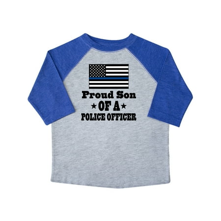 

Inktastic Police Officer Proud Son Law Enforcement Gift Toddler Boy Girl T-Shirt