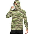 thumbnail image 2 of Aueoeo Fishing Hoodie for Men Long Sleeve UPF 50+ Sun Protection Hoodies Outdoor Running Hiking Lightweight Thin Top with Neck Gaiter, 2 of 7