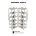 thumbnail image 3 of Armario Organizador Multiuso Para Cocina Madesa 118cm MN 02, 3 of 5