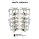 thumbnail image 3 of Armario Organizador Multiuso Para Cocina Madesa 118cm MN 02, 3 of 5