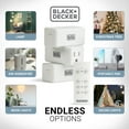 thumbnail image 3 of Black + Decker Prises de Télécommande Sans Fil Mises à la Terre (Lot de 3), 3 of 7