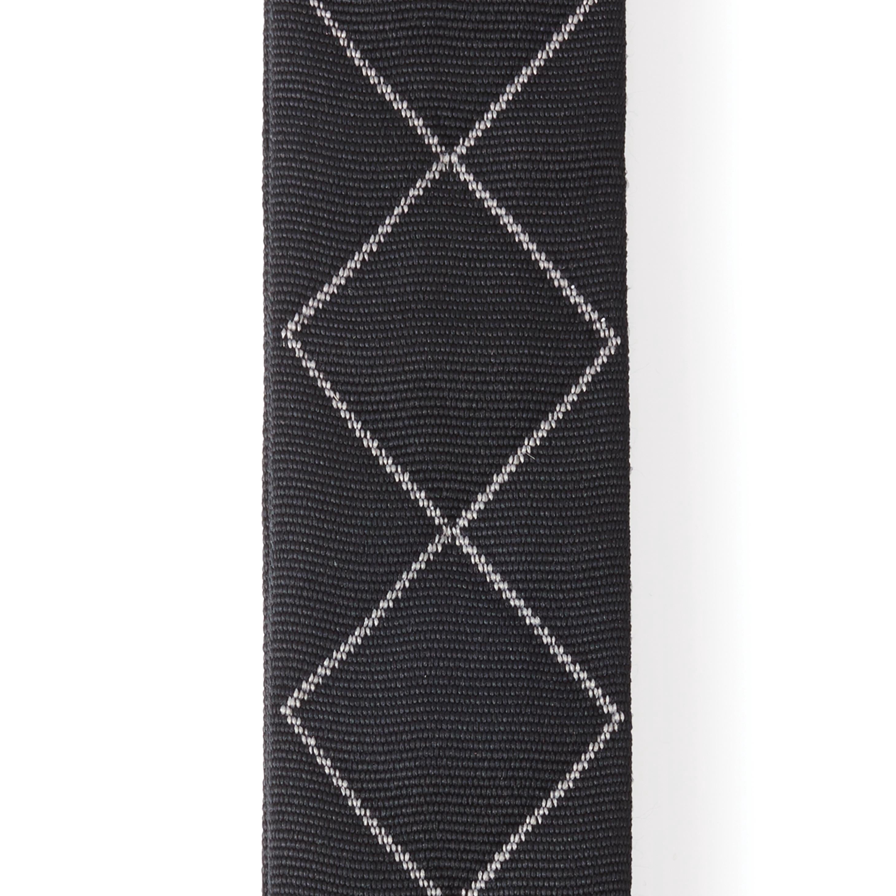 Auto Lock Padded Guitar Strap, Black Diamond