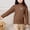 Brown, variant on Children's Long Sleeved High Neck Top Suitable for Both Men and Women A Casual and Comfortable Basic Shirt Kids Cotton Turtleneck