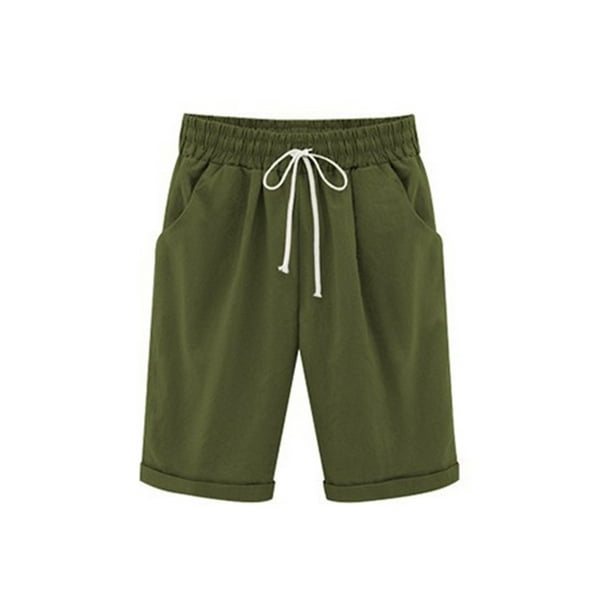 Plus size bermuda shorts walmart sale