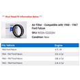 thumbnail image 2 of Air Filter - Compatible with 1960 - 1967 Ford Falcon 1961 1962 1963 1964 1965 1966, 2 of 2