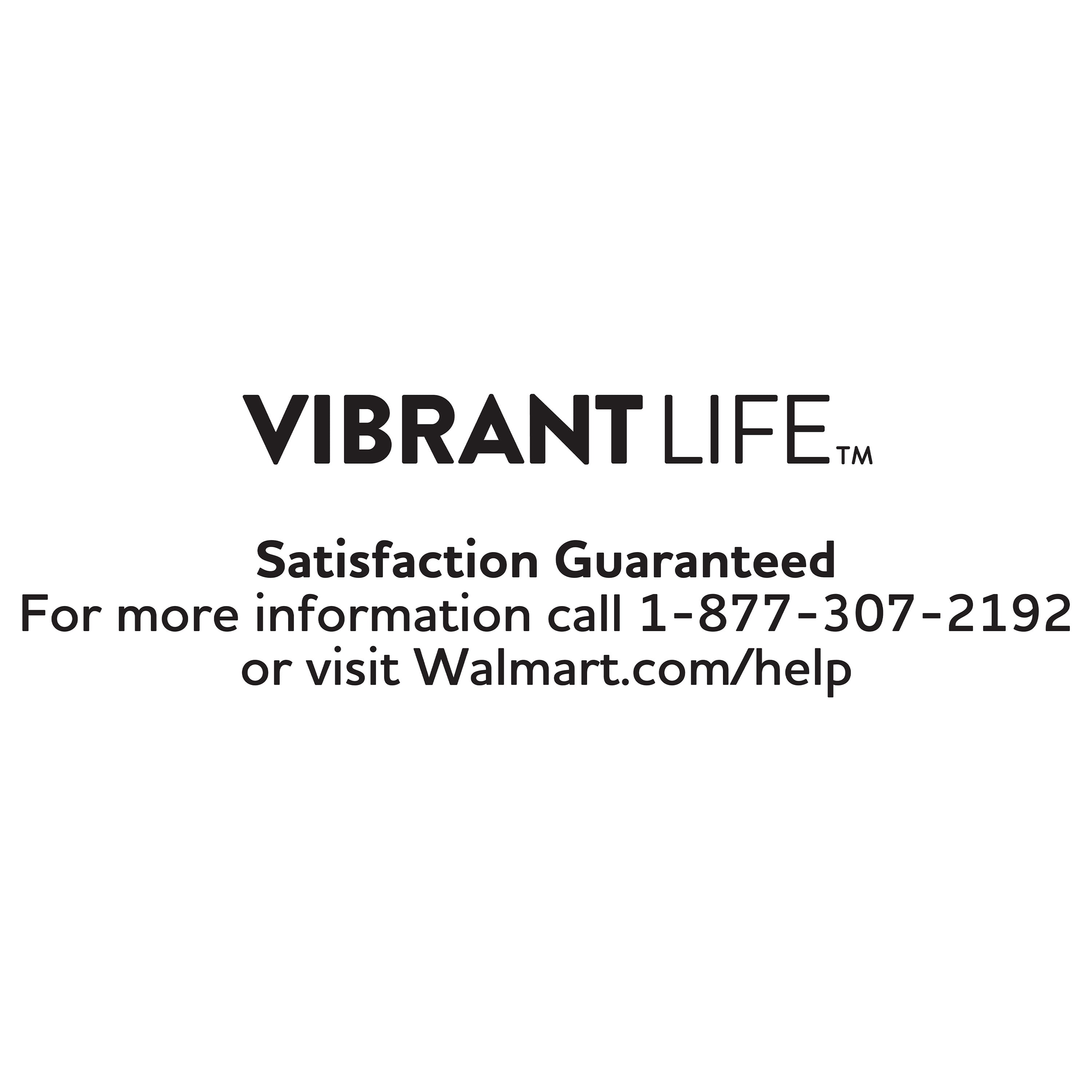 Vibrant Life Medium Round Corner Sofa Style Dog Bed, Blue, 25" x 35"