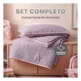 thumbnail image 4 of Edredón Ligero Real Textil + 1 Funda de Almohada, Juego de Colcha Individual, Color Lila, 4 of 7