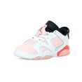 thumbnail image 2 of Little Kid's Jordan 6 Retro Low White/Atmosphere-Infrared 23 (DV3528 102) - 1.5, 2 of 5