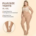 thumbnail image 5 of MANZI 2 Pack Plus Size Tights for Women 70D Queen Size Tights, 5 of 7