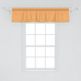 thumbnail image 2 of Ambesonne Abstract Window Valance, Origami Inspired Motifs, 54" X 12", Mustard Pastel Pink, 2 of 3