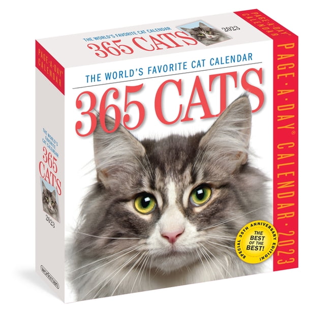 365-cats-page-a-day-calendar-2023-the-world-s-favorite-cat-calendar-calendar-walmart-com